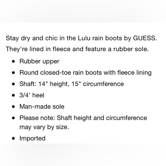 Guess rain boots - Picture 7 of 7